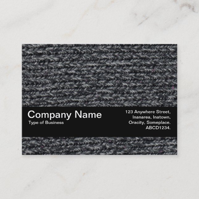 Texture Band V2 - Woolly Jumper 03 Business Card (Front)
