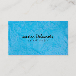 Texture   Blue Business Card