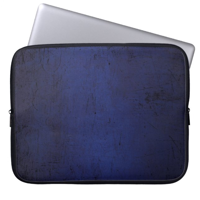 Texture blue dark wallpaper laptop sleeve (Front)