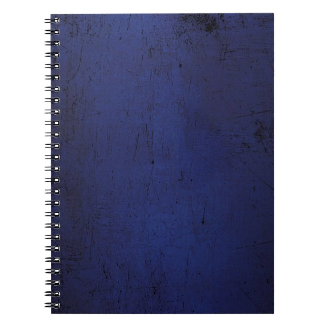 Texture blue dark wallpaper notebook (Front)