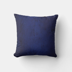Texture blue dark wallpaper throw pillow