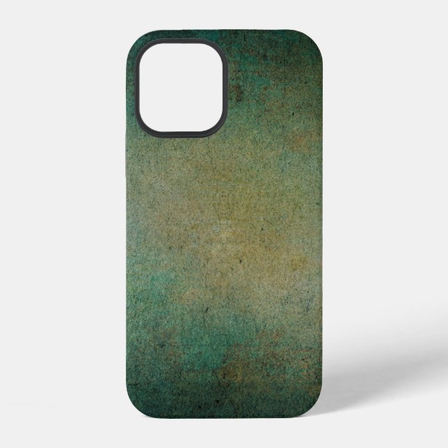 Texture blue green gradient wall iPhone case (Back)