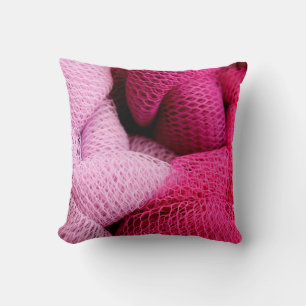 Texture braid weave mesh wallpaper throw pillow