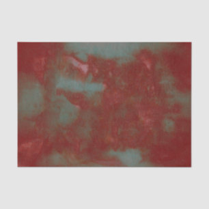 Texture Burgundy Green Rustic Vintage Abstract Tissue Paper