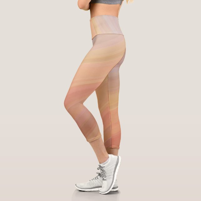Texture  capri leggings (Left)