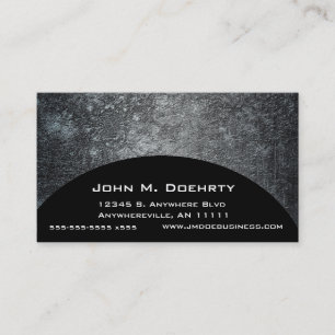 Texture concrète de lune sur le carte de visite