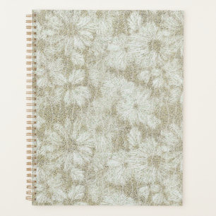 Texture crémeuse veloutée de marguerite florale