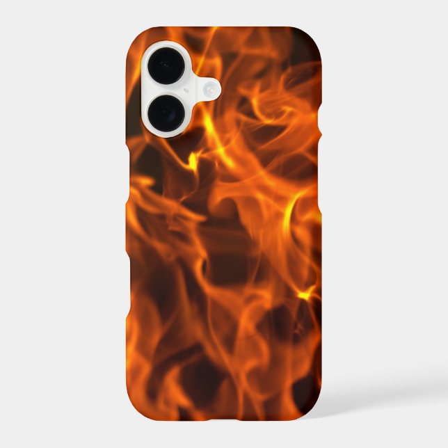 Texture de Flamme de Feu | Design Abstrait Fougueu (Verso)