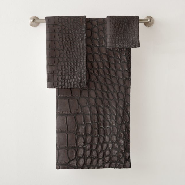Texture de l'alligator Brown (En situation)