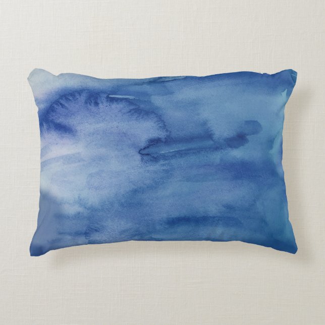 Texture de l'eau Abstraite Coussin d'accentuation  (Devant)