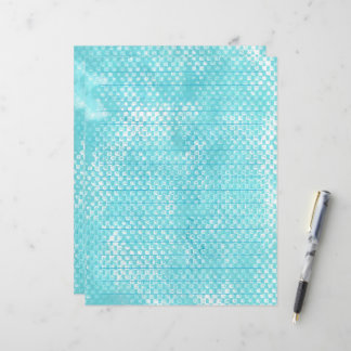 Texture de lin Look Turquoise Turquoise Papier à g