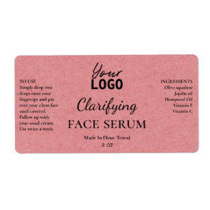 Texture de papier rose naturel Clarifier les Étiqu