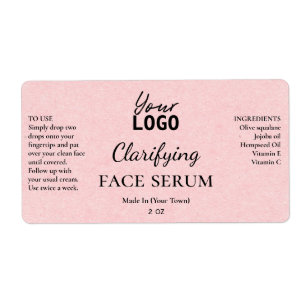 Texture de papier rose pâle Clarification des Étiq