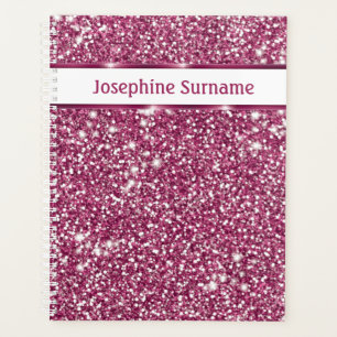 Texture de scintillement rose faux avec texte pers