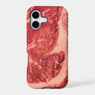Texture de steak de ribeye cru