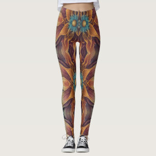 Texture florale "Ratti_Creative_Arts" Leggings
