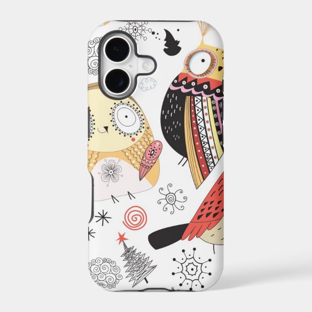 Texture funny owl (Back)