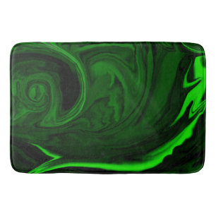 texture green malachite stone bath mat