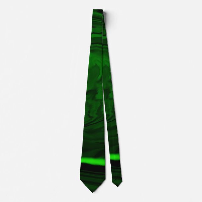 texture green malachite tie (Front)