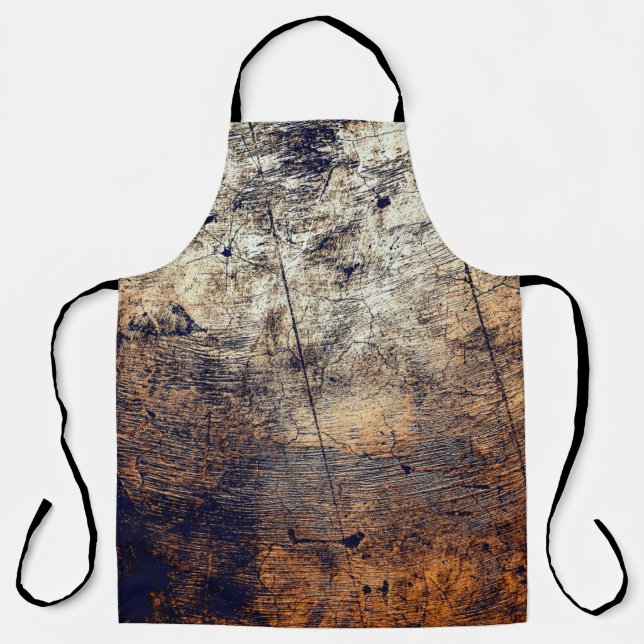 Texture grunge distress fracture apron (Front)