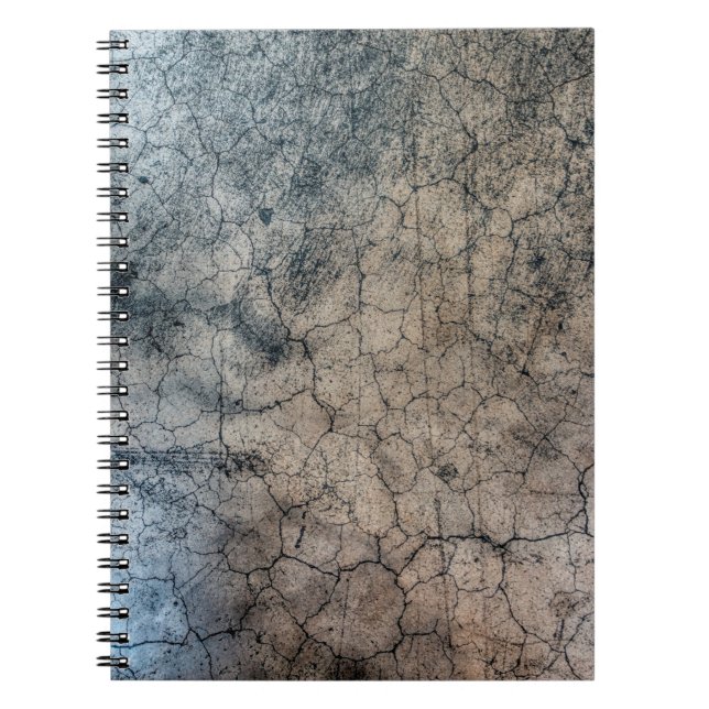 Texture grunge fracture cracked notebook (Front)