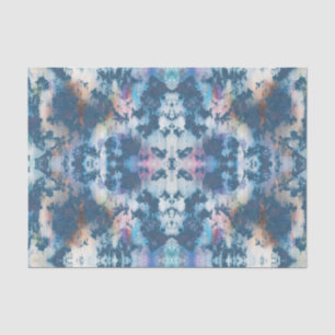 Texture grunge stucco blue abstraction decoupage tissue paper