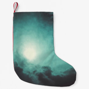 Texture heaven clouds wind storm small christmas stocking