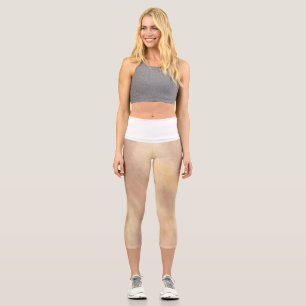 Texture High Waisted Capris