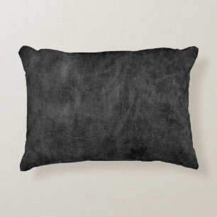 Texture leather background accent pillow