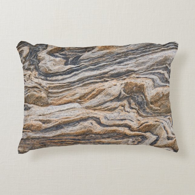 Texture marble abstract pattern accent pillow (Front)