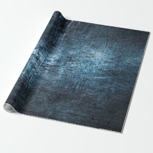 Texture metal grey blue background wrapping paper