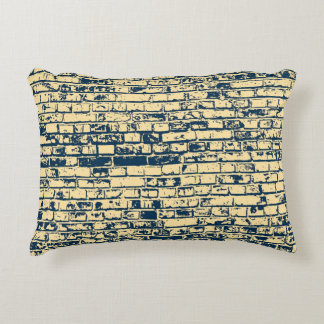 Texture of a brick wall. Elegant wallpaper design. Accent Pillow