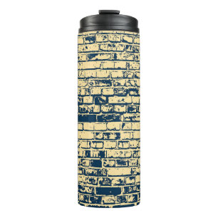 Texture of a brick wall. Elegant wallpaper design. Thermal Tumbler