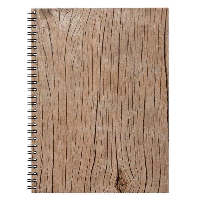 Texture of bark wood use as atural backgroundbackg notebook (Front)