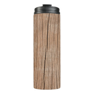 Texture of bark wood use as atural backgroundbackg thermal tumbler