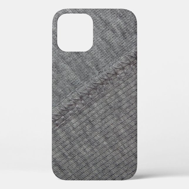 texture of gray fabric with abstract drawings and  Case-Mate iPhone case (Back)