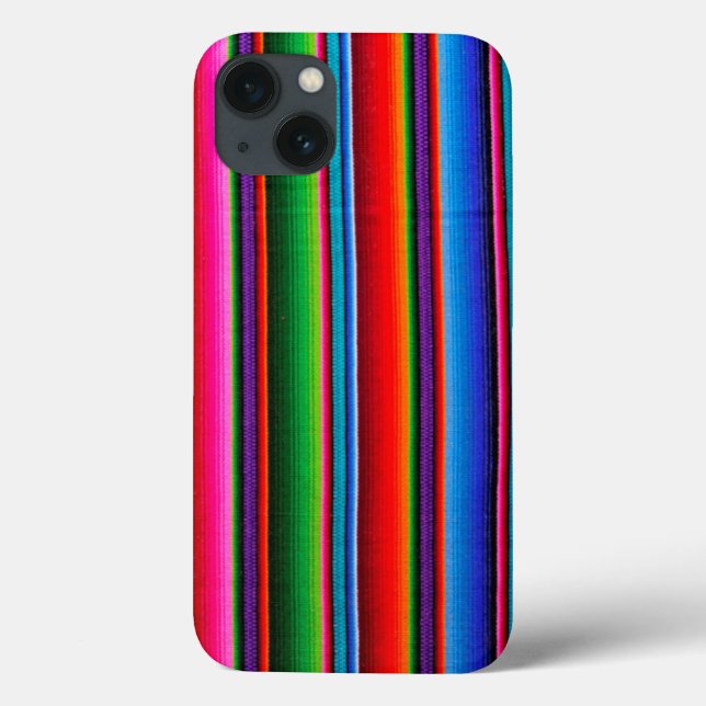 Texture Of Mexican Fabric Case-Mate iPhone Case (Back)