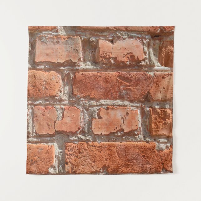 Texture of old weathered brick. Background of old  Tapestry (Front)