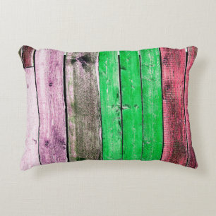 Texture of old wooden fenceabstract,backgrounds,br accent pillow