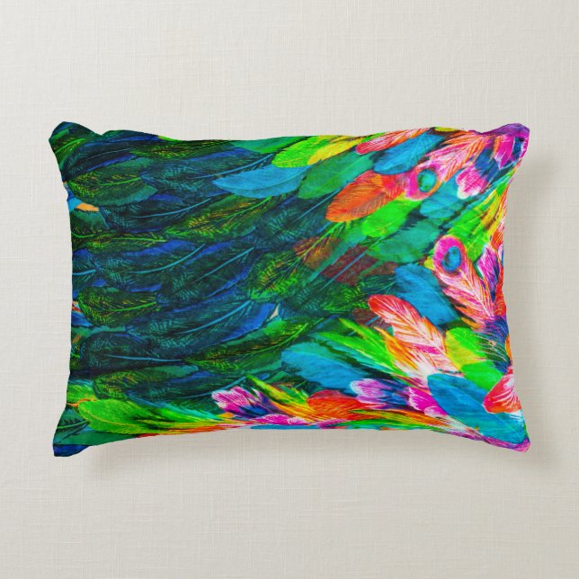 texture of silk fabric. background. colourful fair accent pillow (Front)