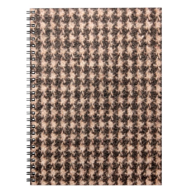 Texture of tartan design cloth. notebook (Front)