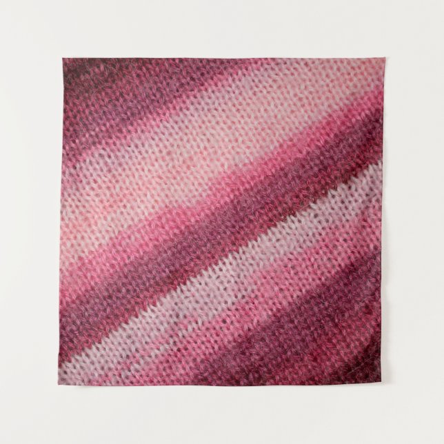 texture of the knitted fabric with an abstract pat tapestry (Front)
