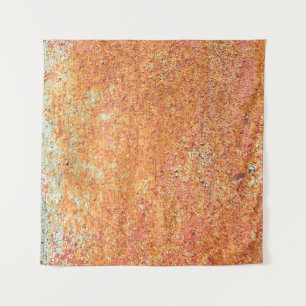 Texture of the old painted metalabstract, age, anc tapestry