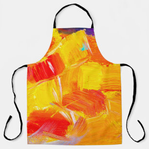 texture oil painting fruit painting colorful flora apron