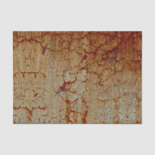 Texture Orange Rust Vintage Rustic Decoupage Tissue Paper
