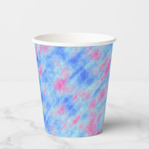 Texture Overlay, Abstract, Colorful, Cloud Effect Paper Cups
