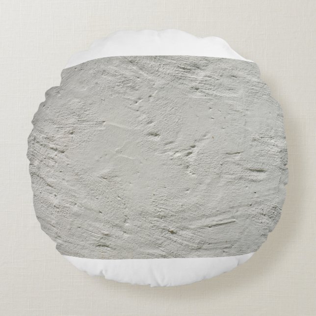 Texture rough plaster plaster wall round pillow (Front)