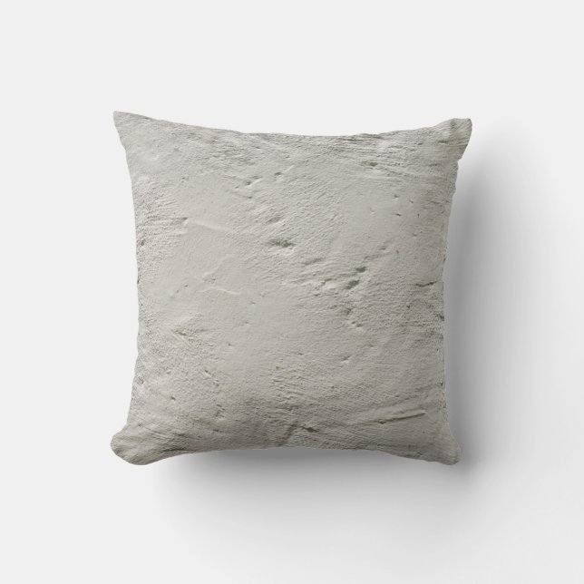Texture rough plaster plaster wall throw pillow (Front)