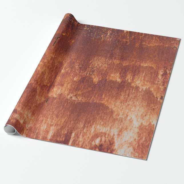 Texture Rust surface at Old train station Wrapping Paper (Unrolled)