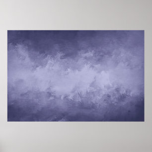 Texture selenium blue acrylic poster